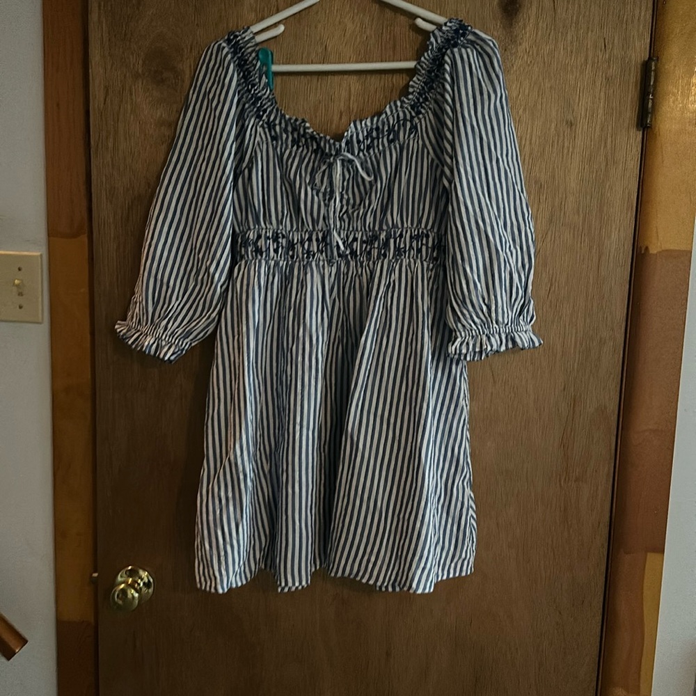 Blue stripe American Eagle dress